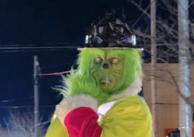 Grinch all geared up for a safe evening
